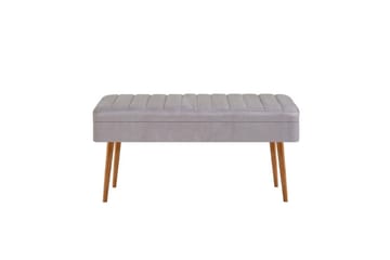 Valsot Spisegruppe 129 cm Rektangulær - Natur/Grå - Møbler - Bord - Spisegruppe