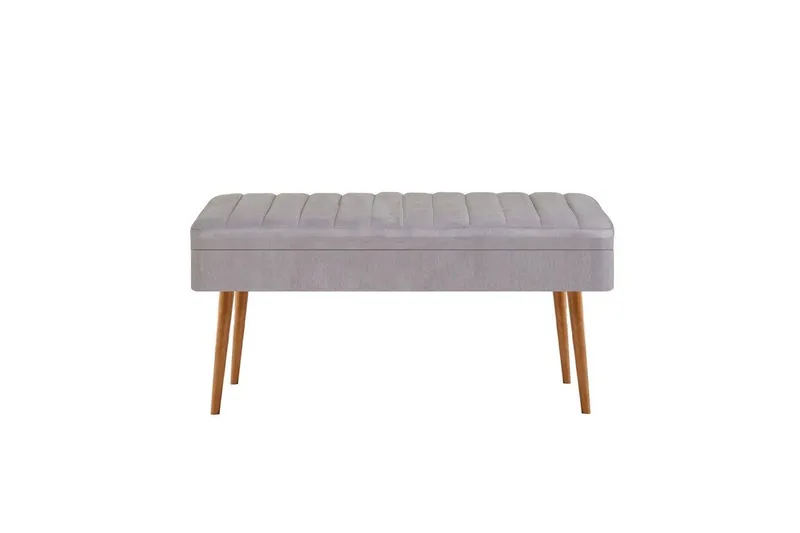 Valsot Spisegruppe 129 cm Rektangulær - Natur/Grå - Møbler - Bord - Spisegruppe