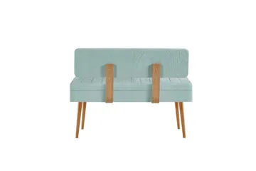 Valsot Spisegruppe 129 cm Rektangulær - Natur/Grønn - Møbler - Bord - Spisegruppe