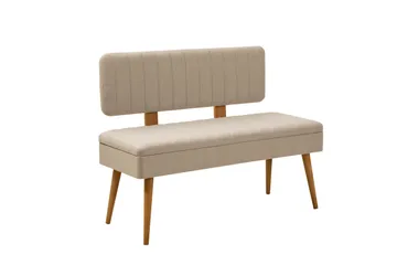 Valsot Spisegruppe Rektangulær - Beige - Møbler - Bord - Spisegruppe