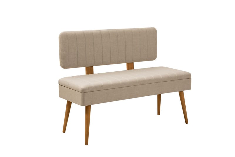 Valsot Spisegruppe Rektangulær - Beige - Møbler - Bord - Spisegruppe