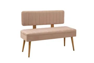 Valsot Spisegruppe Rektangulær - Beige - Møbler - Bord - Spisegruppe