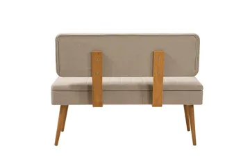 Valsot Spisegruppe Rektangulær - Beige - Møbler - Bord - Spisegruppe