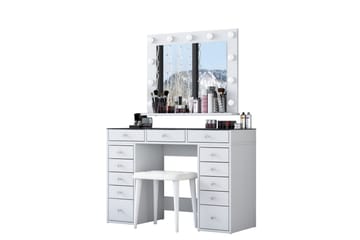 Varlin Sminkebord 120 cm - Hvit - Møbler - Bord - Sminkebord & toalettbord