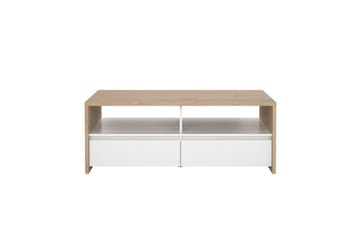 Varun Sofabord 120 cm - Hvit/Natur - Møbler - Bord - Sofabord & salongbord