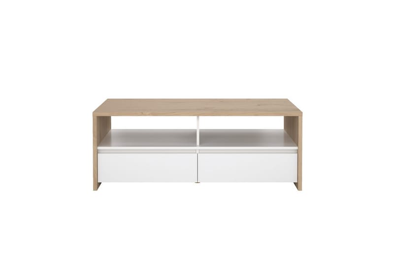 Varun Sofabord 120 cm - Hvit/Natur - Møbler - Bord - Sofabord & salongbord