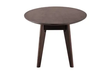 Velo Ovalt Sofabord 130x65 cm med Tre- og Røkt Eik-utseende - Røkt eik - Møbler - Bord - Sofabord & salongbord