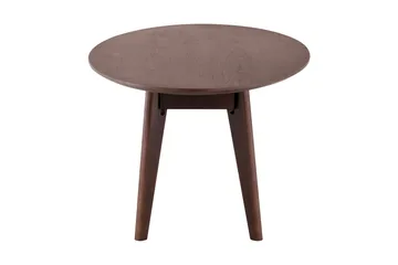 Velo Ovalt Sofabord 130x65 cm med Tre- og Valnøttutseende - Valnøtt - Møbler - Bord - Sofabord & salongbord