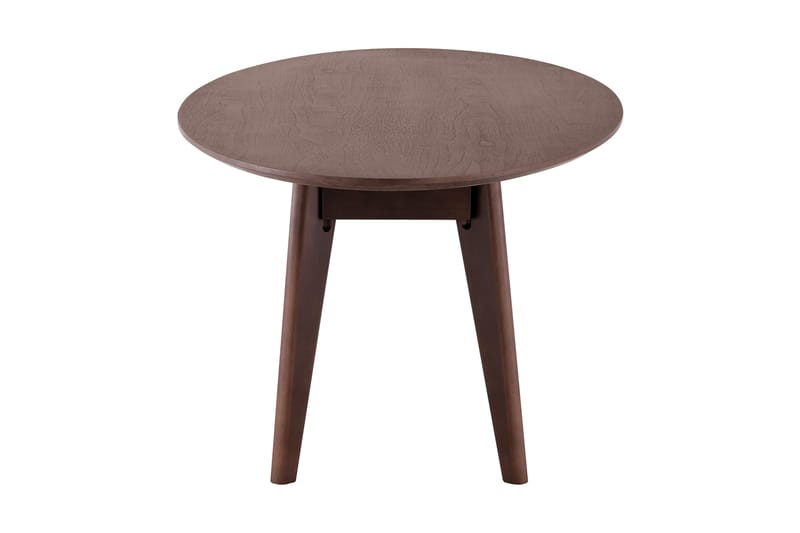 Velo Ovalt Sofabord 130x65 cm med Tre- og Valnøttutseende - Valnøtt - Møbler - Bord - Sofabord & salongbord
