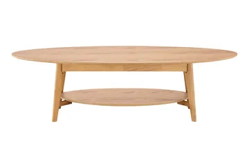 Velo ovalt sofabord 160 cm massivt tre - Eik - Møbler - Bord - Sofabord & salongbord