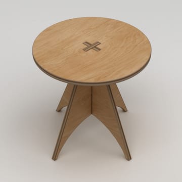 Velora Spisebord 75 cm - Naturlig tre - Møbler - Bord - Spisebord & kjøkkenbord