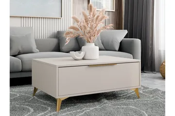 Vemdalen Sofabord 104 cm - Sand beige - Møbler - Bord - Sofabord & salongbord