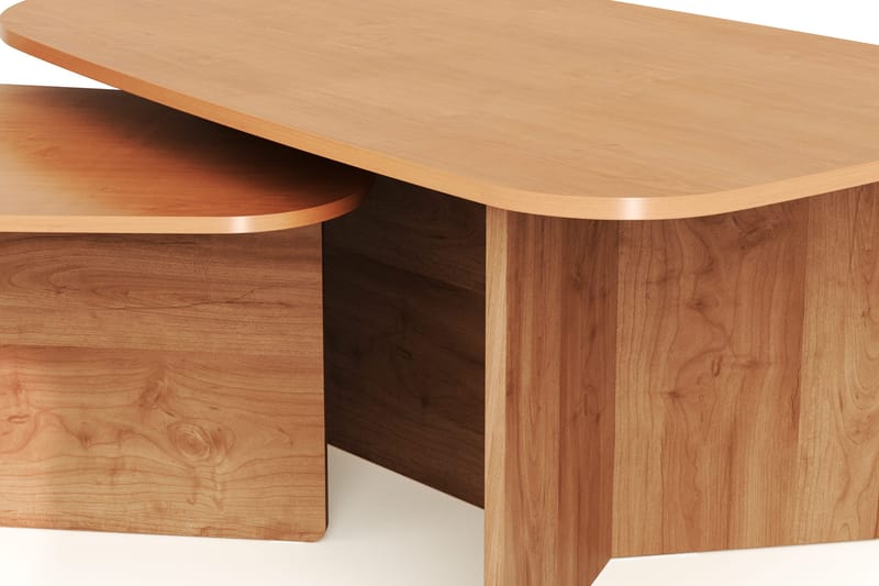 Vento settbord, sofabord 120 x 70 cm + 90 x 60 cm - Eik - Møbler - Bord - Sofabord & salongbord
