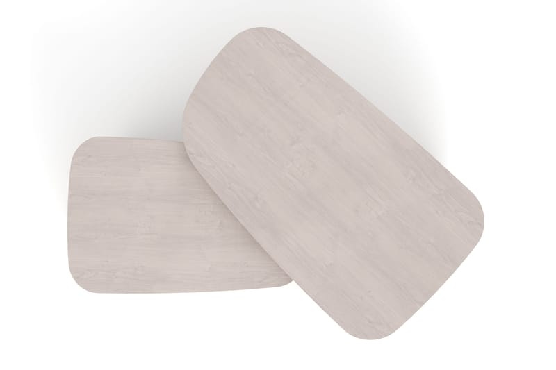 Vento settbord, sofabord 120 x 70 cm + 90 x 60 cm - Hvitlasert eik - Møbler - Bord - Sofabord & salongbord