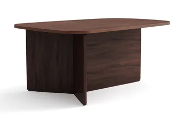 Vento Sofabord 90x60 cm ovalt i tre - Valnøtt - Møbler - Bord - Sofabord & salongbord