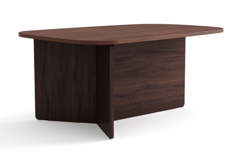 Vento Sofabord 90x60 cm ovalt i tre - Valnøtt - Møbler - Bord - Sofabord & salongbord