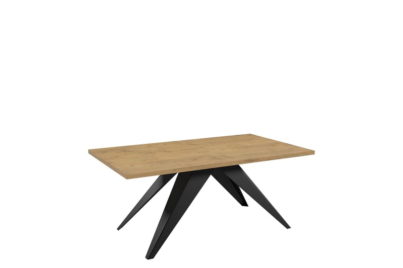 Vento Spisebord 240 cm, Svart/Beige