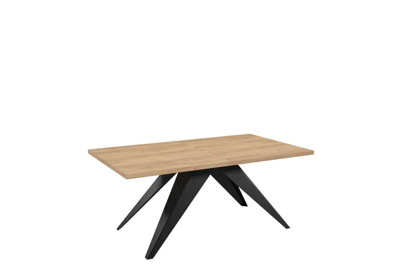 Vento Spisebord 240 cm, Svart/Beige
