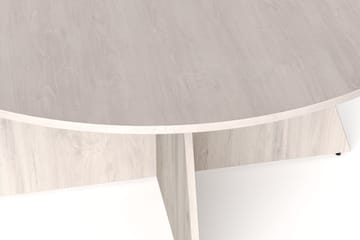 Vera rundt spisebord ø150 cm Finér - Hvitlasert eik - Møbler - Bord - Spisebord & kjøkkenbord
