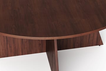 Vera rundt spisebord ø150 cm Finér - Valnøtt - Møbler - Bord - Spisebord & kjøkkenbord