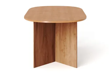 Vera Spisebord Oval 180x100 cm Finér - Eik - Møbler - Bord - Spisebord & kjøkkenbord