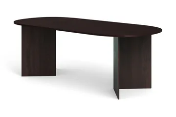 Vera spisegruppe rektangulært 220 cm med 4 Gemmiano spisestoler - Røkt eik - Møbler - Bord - Spisegruppe