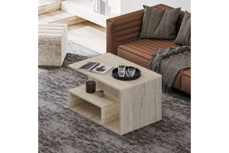 Veradia Sofabord 90 cm - Brun - Møbler - Bord - Sofabord & salongbord