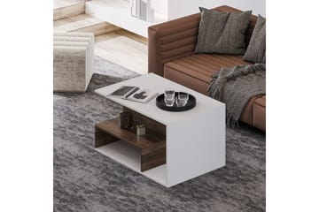 Veradia Sofabord 90 cm - Brun/Hvit - Møbler - Bord - Sofabord & salongbord