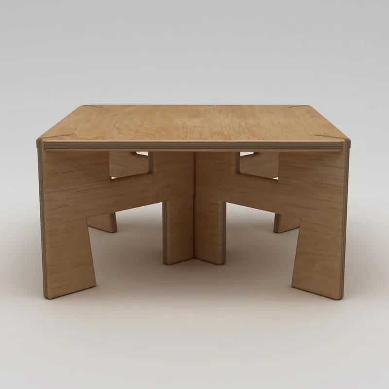 Vetira Sofabord 75 cm - Naturlig tre - Møbler - Bord - Sofabord & salongbord