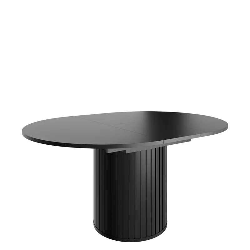 Veyricor Förlängningsbart Spisebord 120-160 cm Rundt - Beige - Møbler - Bord - Spisebord & kjøkkenbord