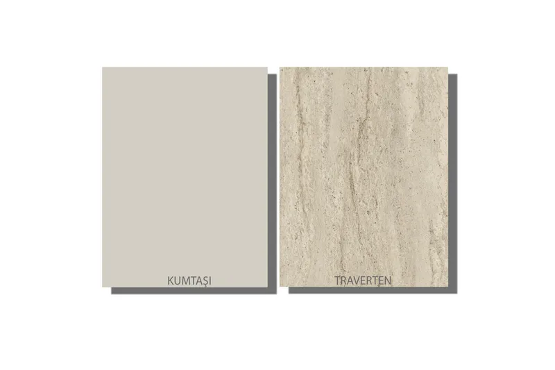 Veyron Spisebord 145 cm Rektangulær - Beige/Sandstein - Møbler - Bord - Spisebord & kjøkkenbord