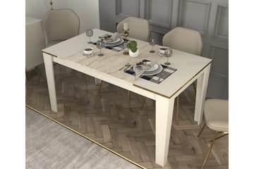 Veyron Spisebord 145 cm Rektangulær - Beige/Sandstein - Møbler - Bord - Spisebord & kjøkkenbord