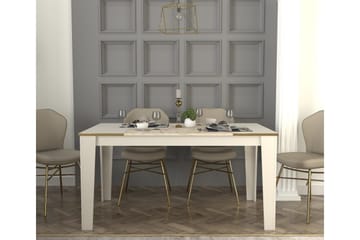 Veyron Spisebord 145 cm Rektangulær - Beige/Sandstein - Møbler - Bord - Spisebord & kjøkkenbord