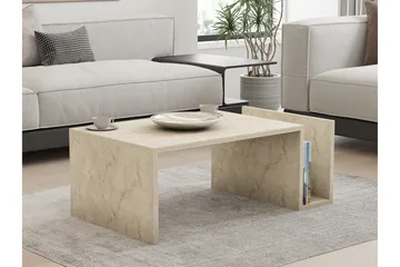 Vimenil Sofabord 87 cm - Beige - Møbler - Bord - Sofabord & salongbord