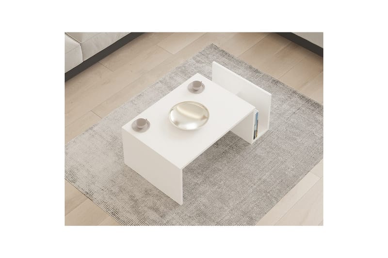Vimenil Sofabord 87 cm - Hvit - Møbler - Bord - Sofabord & salongbord