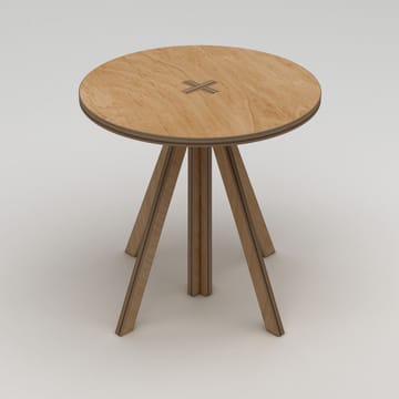 Vimora Spisebord 75 cm - Naturlig tre - Møbler - Bord - Spisebord & kjøkkenbord