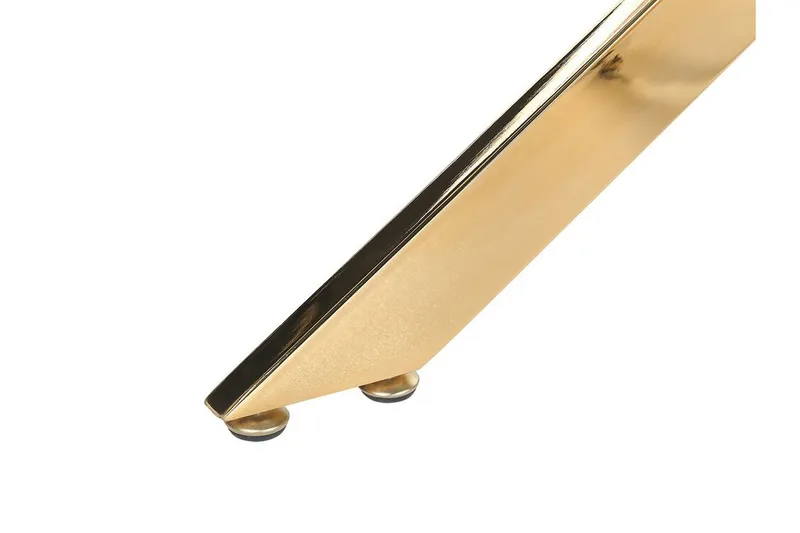 Vincenzo Spisebord 70x120 cm - Gjennomsiktig/Gull - Møbler - Bord - Spisebord & kjøkkenbord