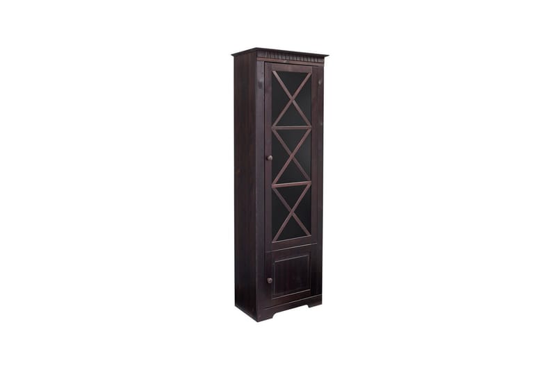 Vitrine Lisa Havana/Lakk - Havana/Lakk - Møbler - Bord - Avlastningsbord & sidobord