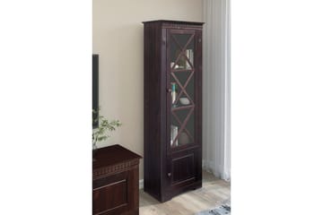 Vitrine Lisa Havana/Lakk - Havana/Lakk - Møbler - Bord - Avlastningsbord & sidobord