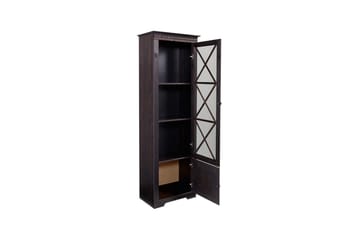 Vitrine Lisa Havana/Lakk - Havana/Lakk - Møbler - Bord - Avlastningsbord & sidobord