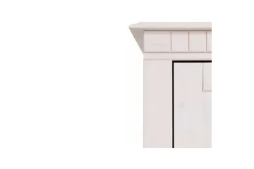 Vitrine Lisa Hvit - Hvit - Oppbevaring - Skap - Vitrineskap