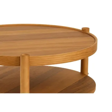 Vornel Sofabord 80 cm - Mørkebrun - Møbler - Bord - Sofabord & salongbord