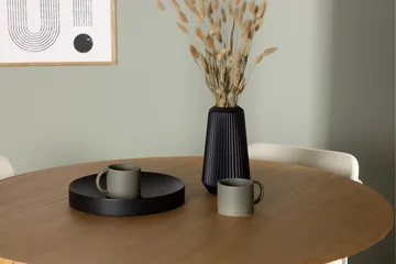 Yakidon Spisegruppe 120 cm Rund med 4 Tvista Stoler - Beige - Møbler - Bord - Spisegruppe