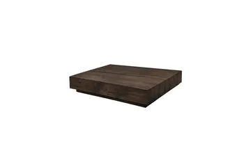 York Kvadratisk Sofabord 80 cm i Tre - Mørkebrun - Møbler - Bord - Sofabord & salongbord
