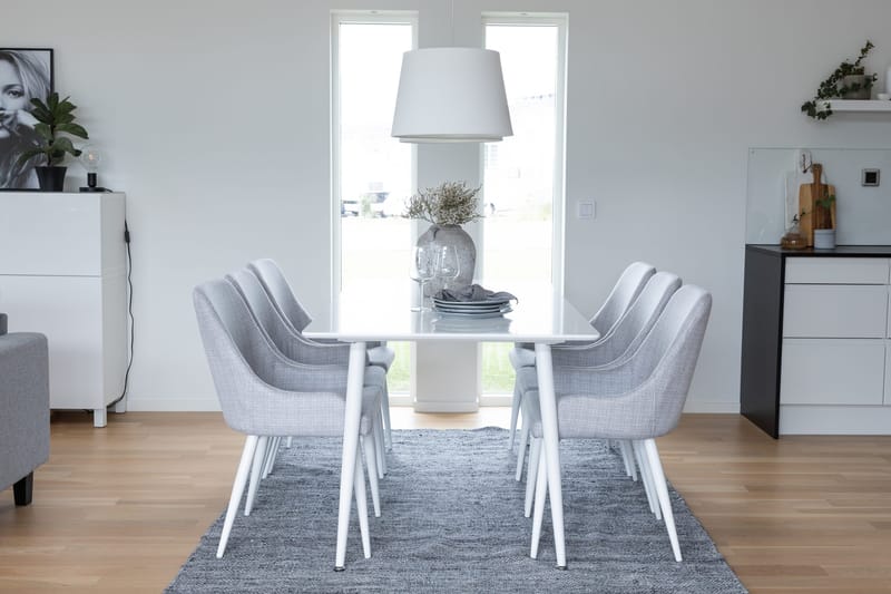 Ypas Spisegruppe 180 cm + 6 Ridones Spisestoler - Møbler - Bord - Spisegruppe