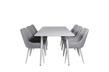 Ypas Spisegruppe 180 cm + 6 Ridones Spisestoler - Møbler - Bord - Spisegruppe