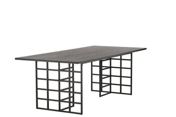 Ystad Spisebord 100 cm - Svart - Møbler - Bord - Spisebord & kjøkkenbord