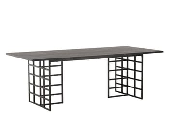 Ystad Spisebord 100 cm - Svart - Møbler - Bord - Spisebord & kjøkkenbord