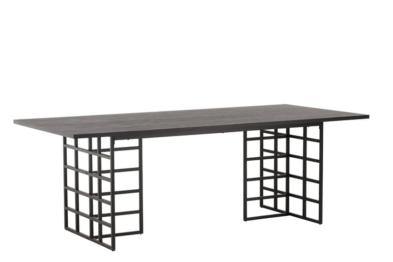 Ystad Spisebord 100 cm - Svart - Møbler - Bord - Spisebord & kjøkkenbord