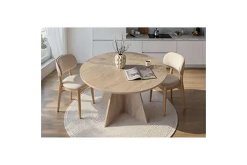 Zalen Spisebord 120 cm - Beige - Møbler - Bord - Spisebord & kjøkkenbord